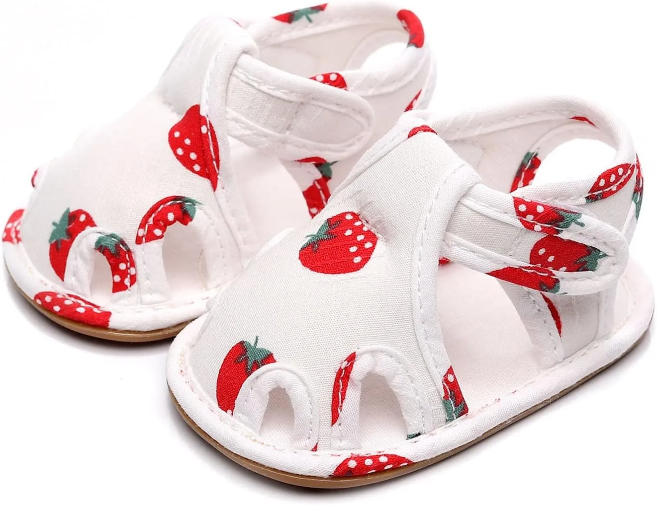 Baby Boy Sandal Infant Toddler Shoes Soft Sole Non Slip Toddler Floor Shoes Fruit Strawberry Ballerina Shoes for Babies