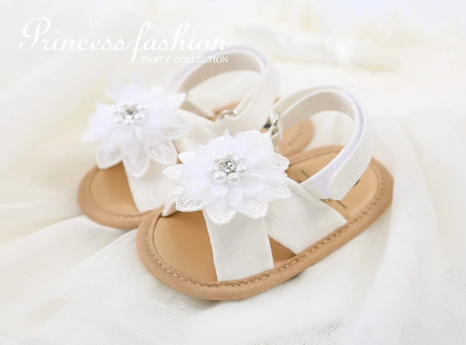 Baby Girls Mary Jane Flats with Bowknot Floral Princess Wedding Dress Shoes Soft Newborn Infant Crib First Walkers Prewalker