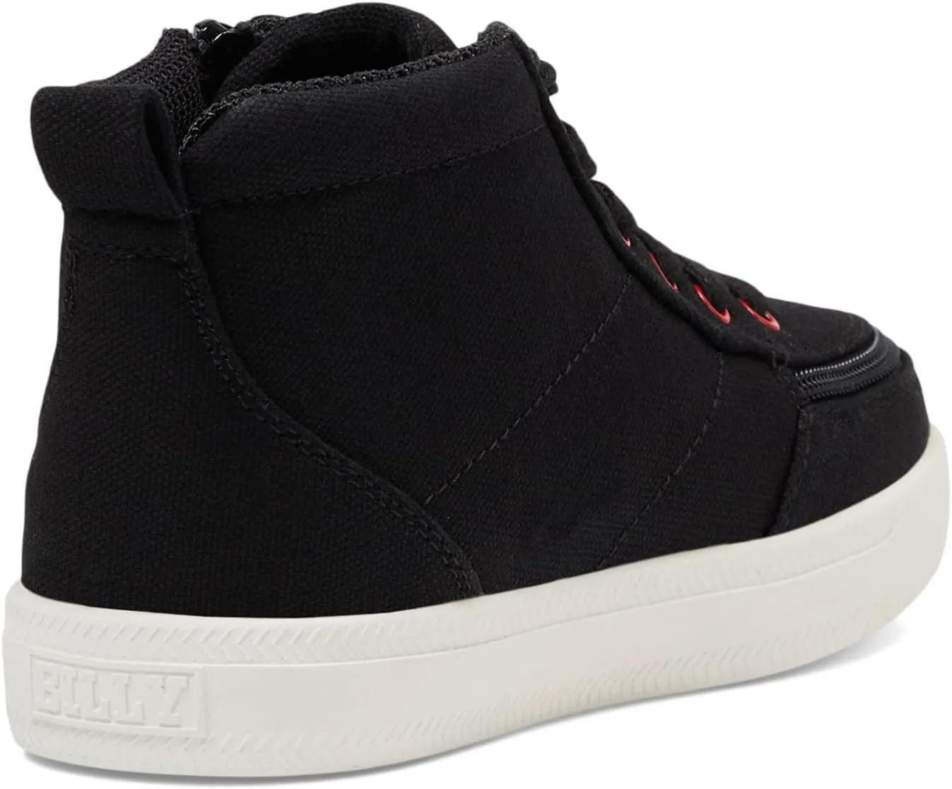BILLY Footwear Unisex-Child Toddler Black/Red Light Ups Billy Classic D|r High Sneaker