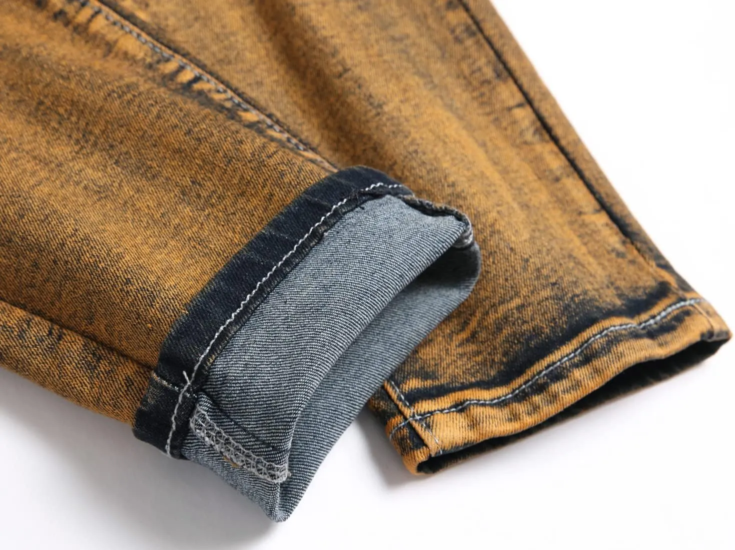 Boy's Biker Skinny Fit Ripped Destroyed Distressed Stretch Stylish Fashion Moto Denim Jeans Pants