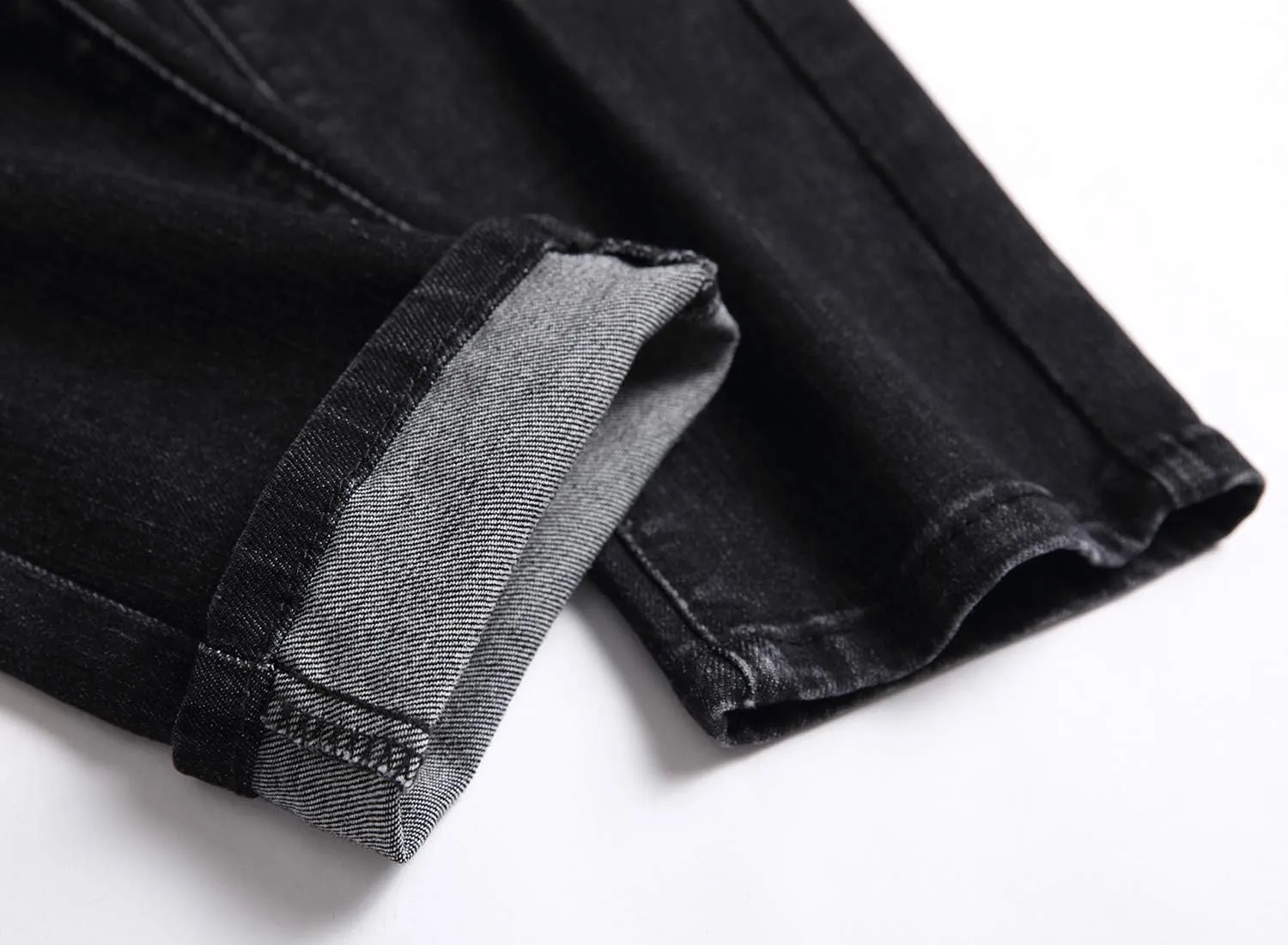 Boy's Biker Skinny Fit Ripped Destroyed Distressed Stretch Stylish Fashion Moto Denim Jeans Pants