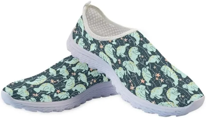 Cardinal Bird Women Sports Athletic Walking Work Shoes, Comfortable Easy Mesh Shoes, Footwear Sole Loafers