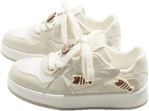 Chunky Sneakers for Women & Girls Cute Y2k Platform Mesh Running Shoes Thick Sole Walking Shoes