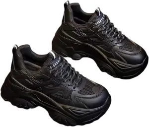 Chunky Sneakers for Women & Girls Platform Running Shoes Thick Sole Walking Shoes for Travel & Sport