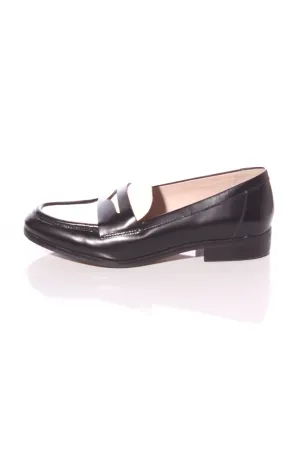 CLARKS - Monochrome leather loafers! 39