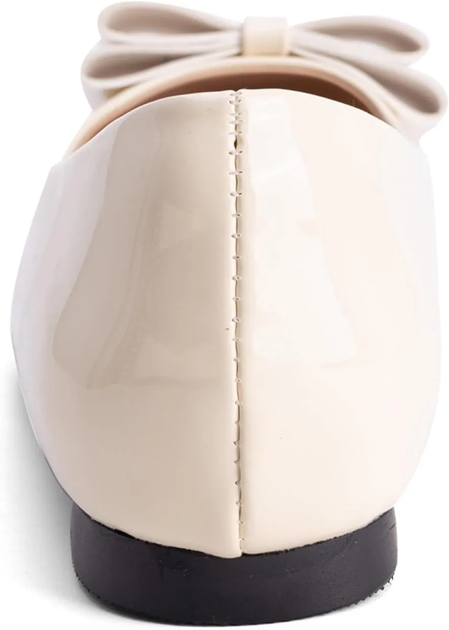 Comfort Flats Pointed Toe Slip On Patent Women Shoes