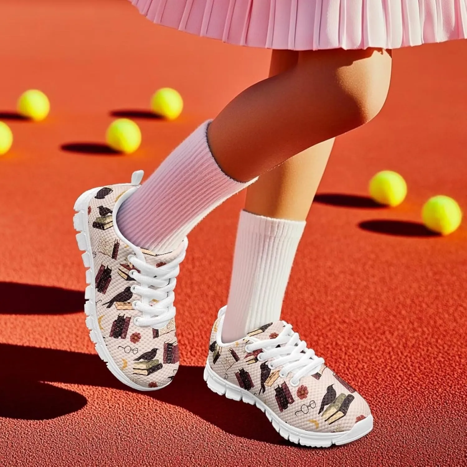 Cumagical Kids Casual Sneakers Fashionable Running Shoes Lightweight Breathable Athletic Footwear