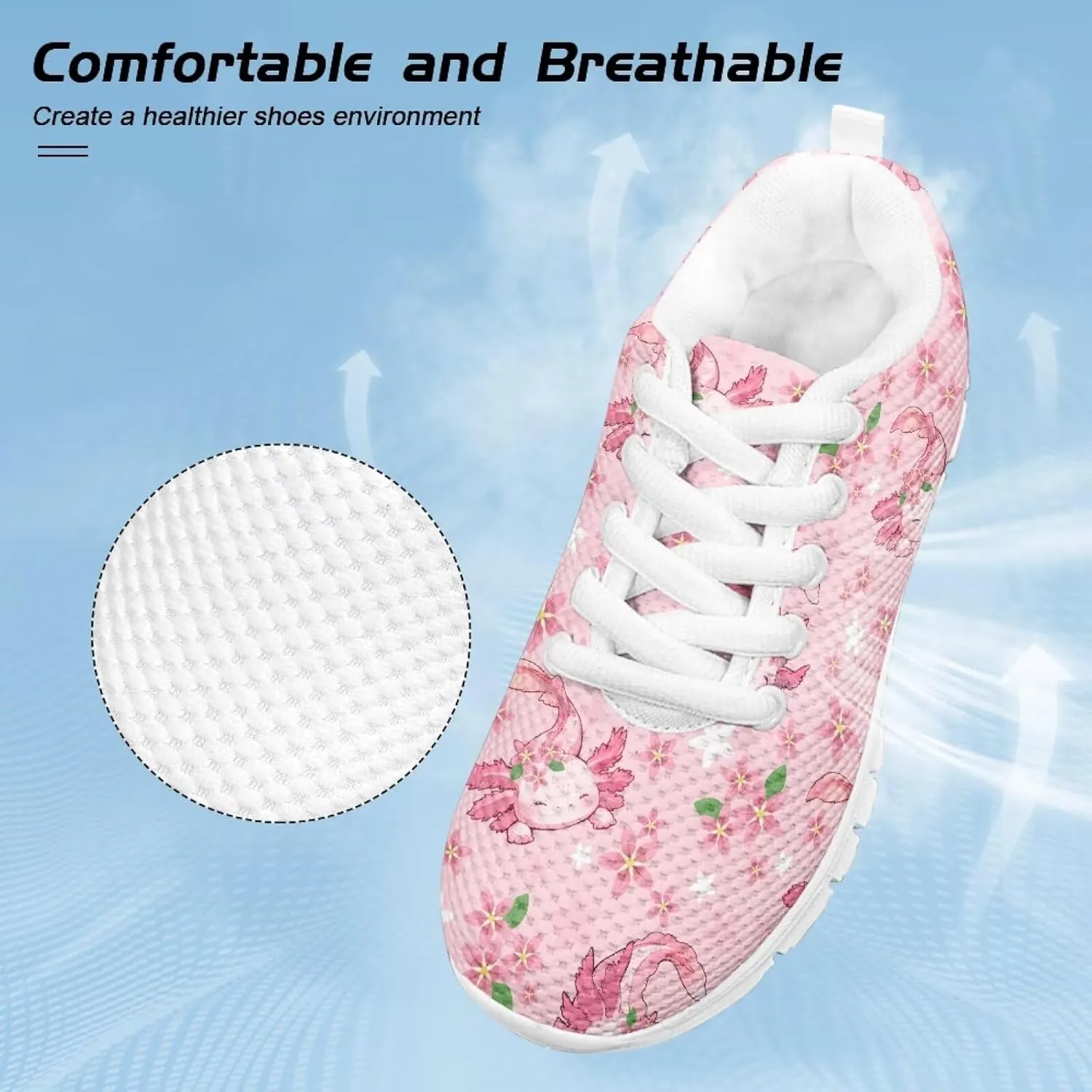 Cumagical Kids Casual Sneakers Fashionable Running Shoes Lightweight Breathable Athletic Footwear