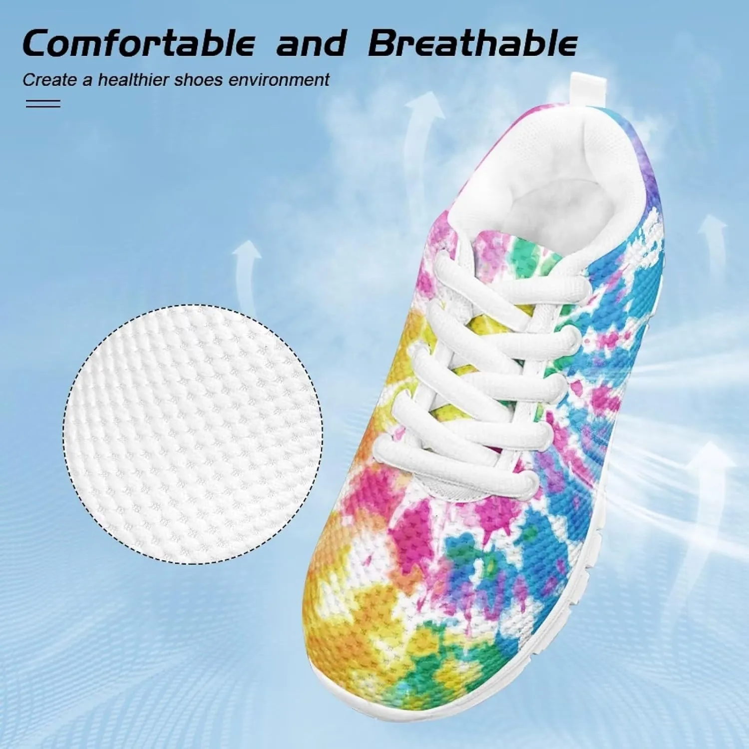 Cumagical Kids Casual Sneakers Fashionable Running Shoes Lightweight Breathable Athletic Footwear