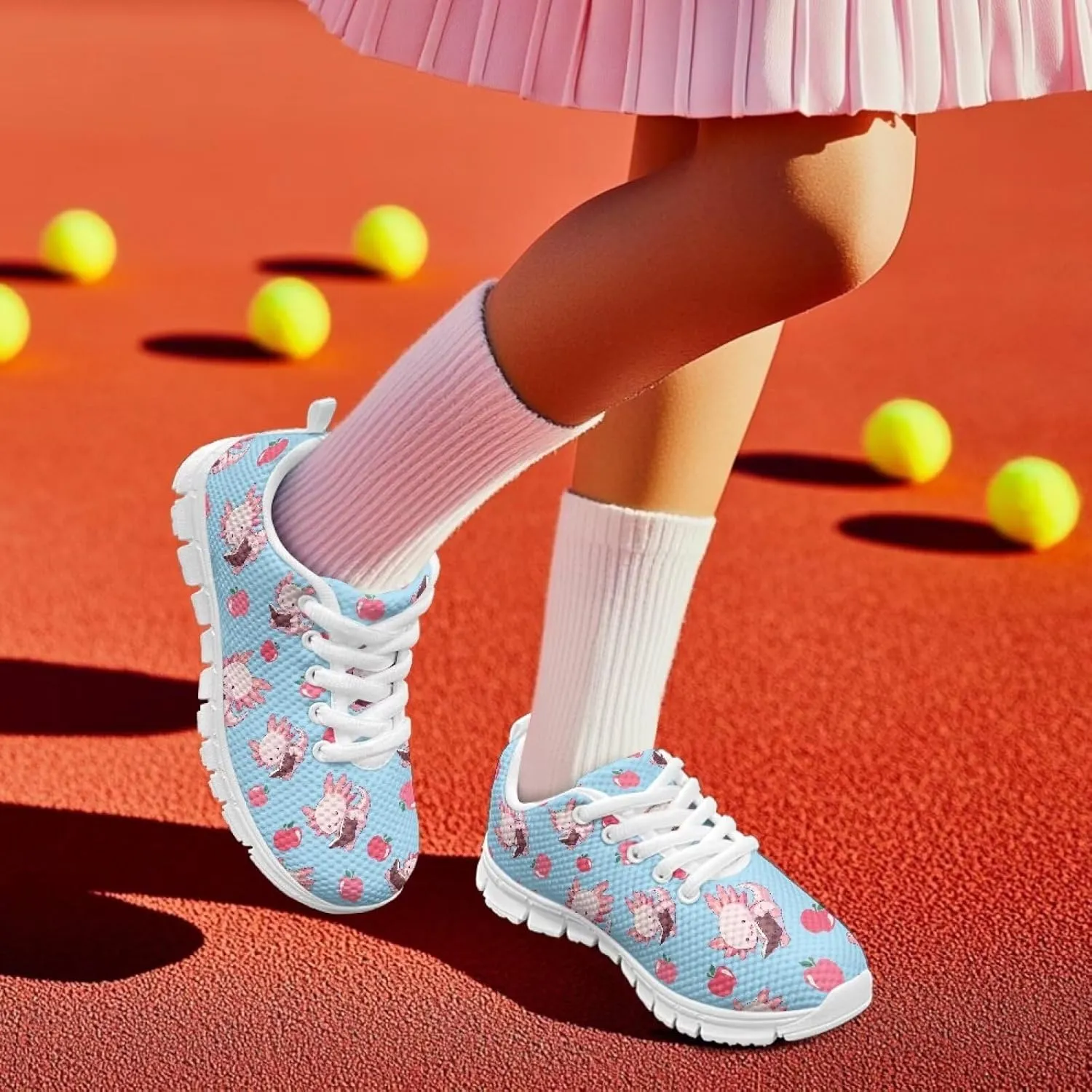 Cumagical Kids Casual Sneakers Fashionable Running Shoes Lightweight Breathable Athletic Footwear