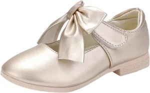 Cute Bowknot Girls Mary Jane Low Heel Dress Shoes Elegant Flower Wedding Pary Ballet Toddler Size 12 Shoes