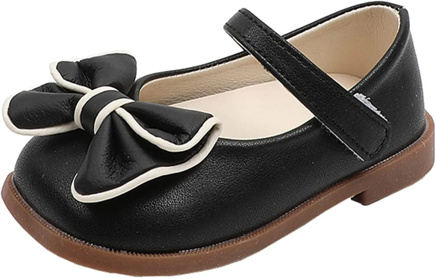 Flower Girl Ballet Flat Bow Ballerina Mary Jane Dress Shoes for Pary School Wedding Baptism Elegant xfords