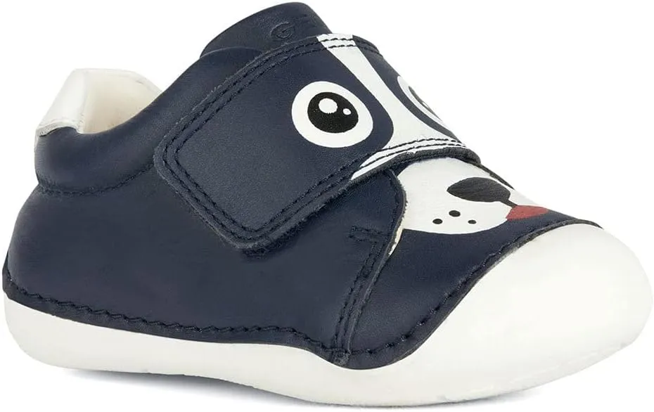 Geox Boys' Tutim 35 Strap Sneaker