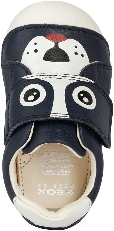 Geox Boys' Tutim 35 Strap Sneaker