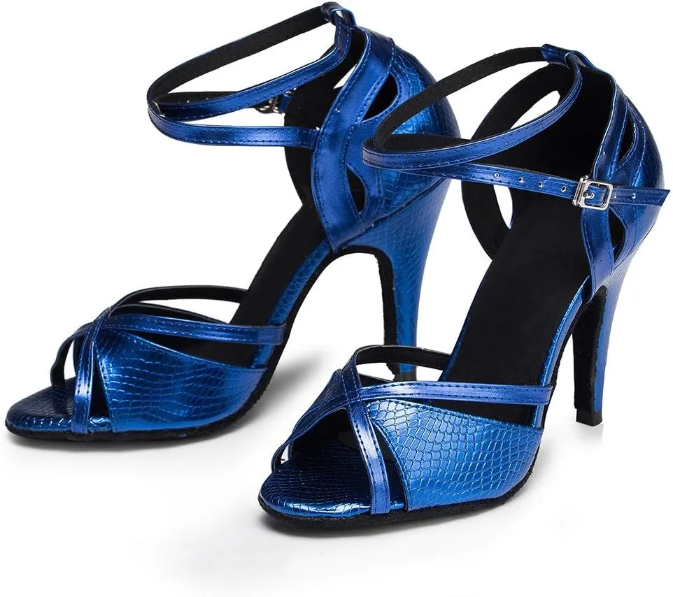 HROYL Women & Girls Ballroom Dance Shoes Women Salsa Shoes for Women Wedding Dance Shoes for Women,Model YCL035