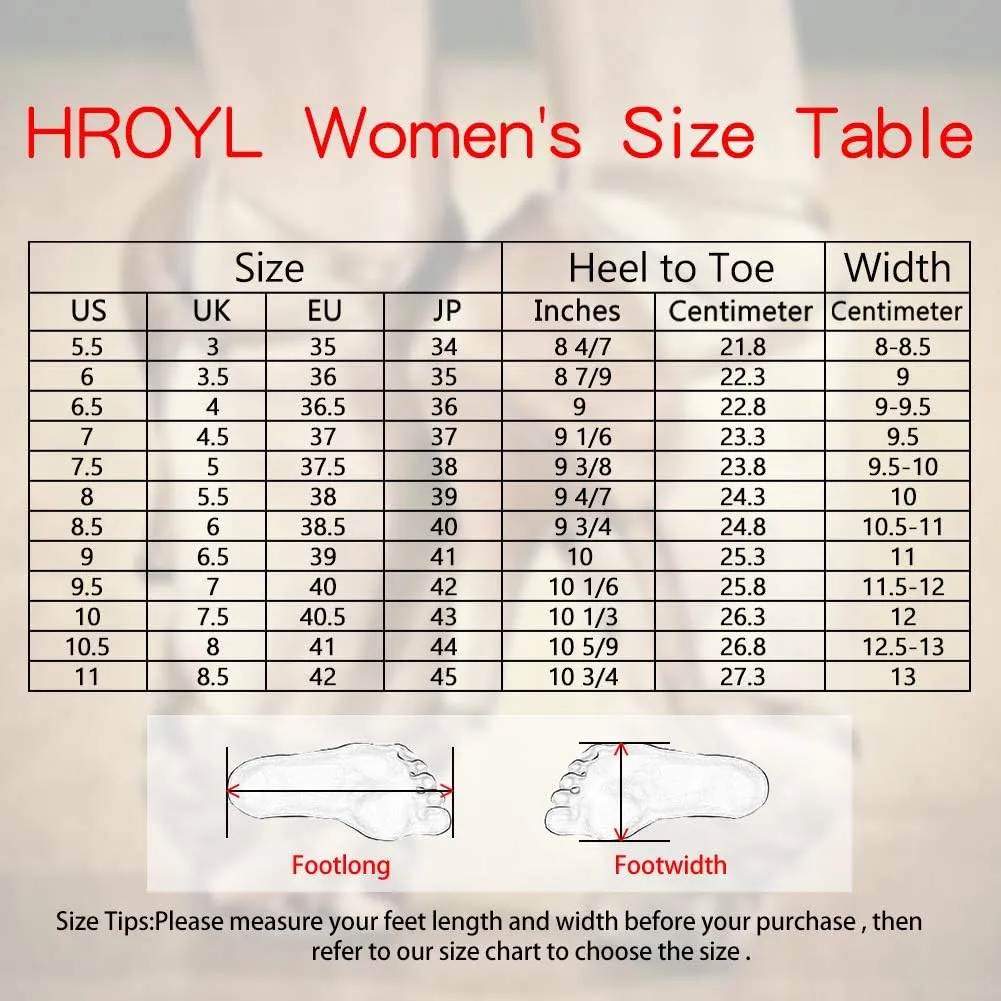 HROYL Women & Girls Ballroom Dance Shoes Women Salsa Shoes for Women Wedding Dance Shoes for Women,Model YCL035