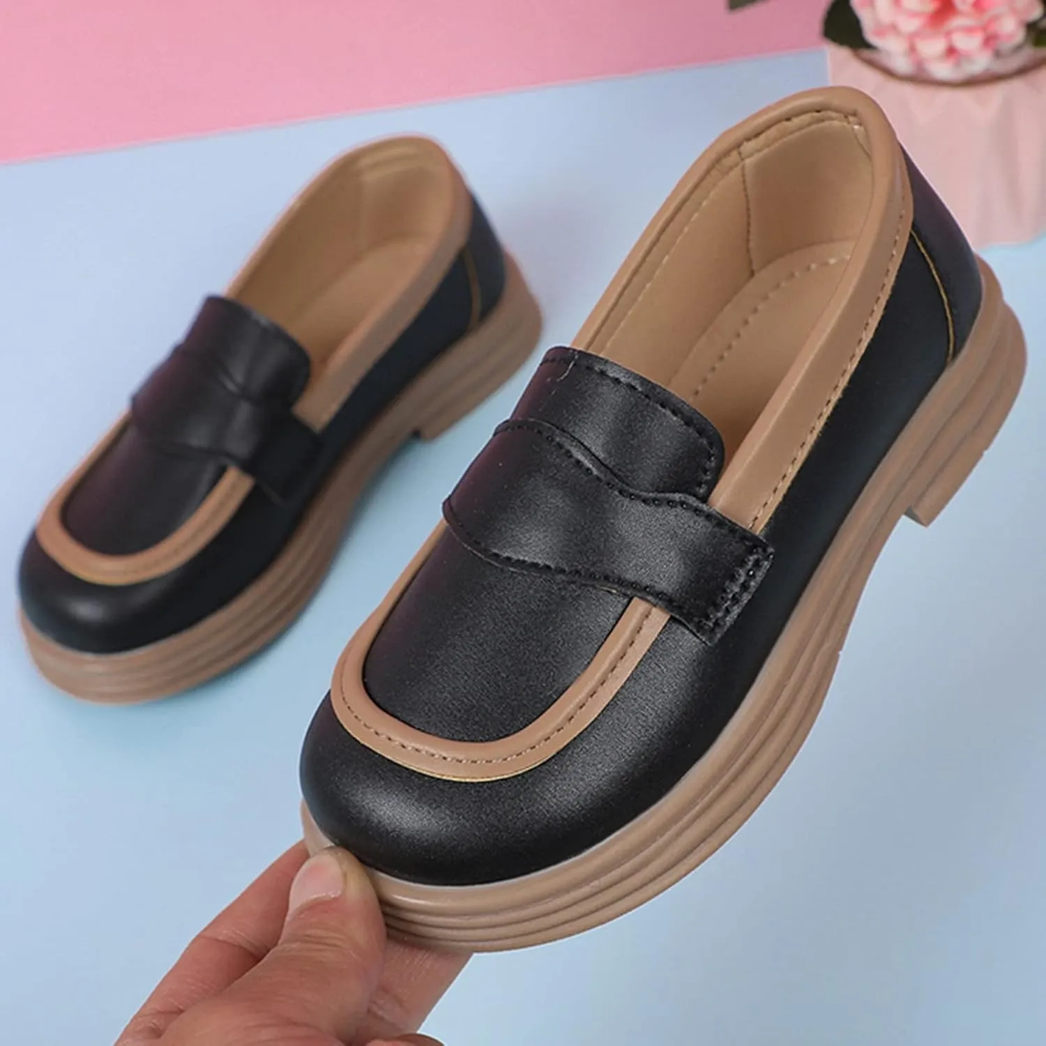 Kids Shoes Children Shoes Chunky Heel Platform Shoes Fashion Casual Children Sandals Low Top Shoes for Toddlers
