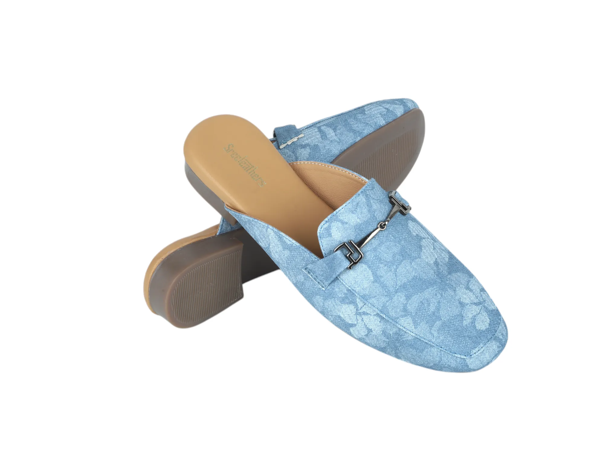 Ladies Flat Mules Cut 95120