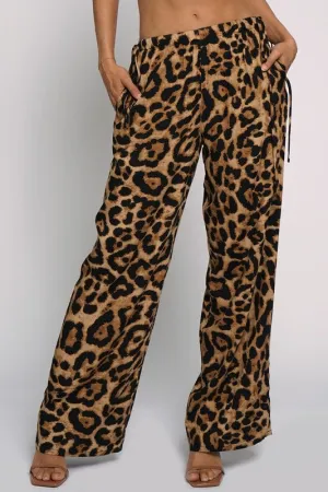 Leopard Flowy Pants