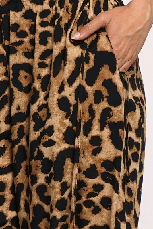 Leopard Flowy Pants