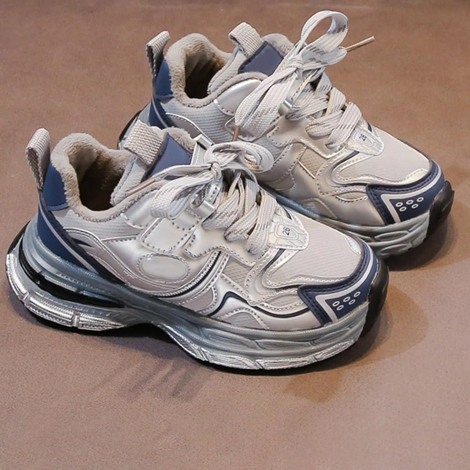 Little/Big Kids Chunky Running Shoes Comfortable Walking Sneakers Fashion Casual Athletic Workout Sport Shoes