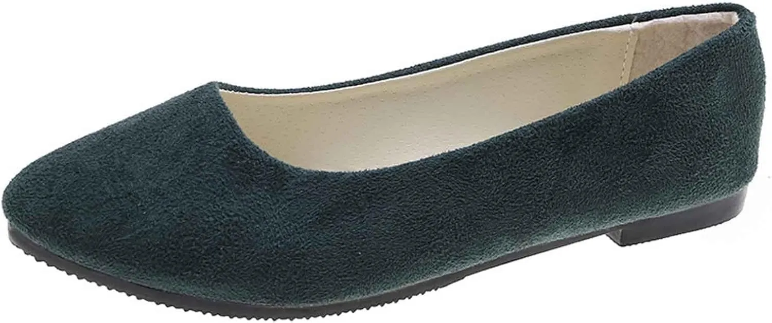 Platform Loafers for Women Summer Ballet Flats Dressy Pointed Toe Comfortable Wedding Casual Work Walking Shoes