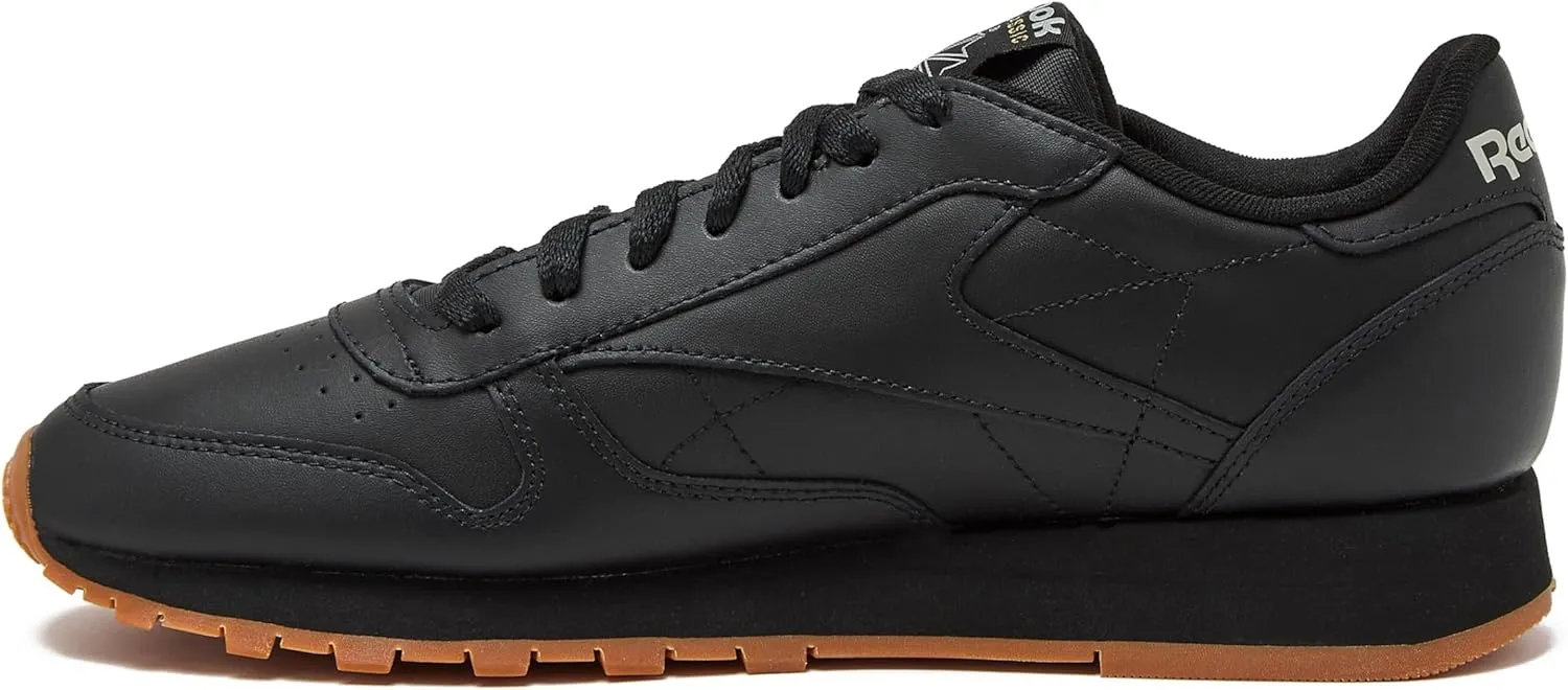 Reebok Classic Leather Sneakers for Men - Black or White Tennis Mens Shoes Size 6 to 18