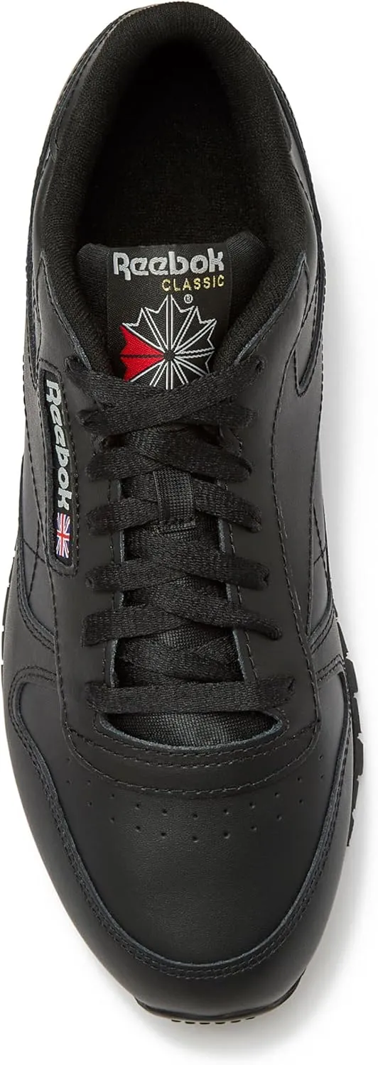 Reebok Classic Leather Sneakers for Men - Black or White Tennis Mens Shoes Size 6 to 18
