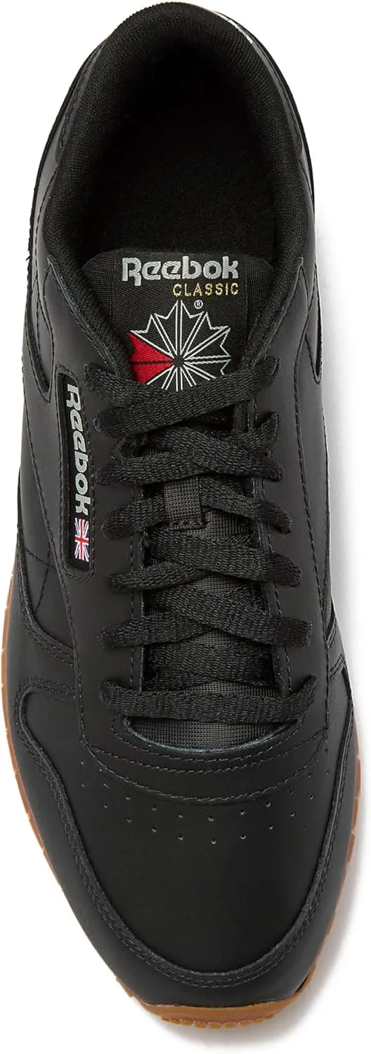Reebok Classic Leather Sneakers for Men - Black or White Tennis Mens Shoes Size 6 to 18