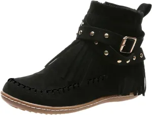 SBGMoSJ Ankle Boots Wedge for Women Leather High Heel Ankle Boots for Women Sexy Blowfish Wedge Booties for Women Short Brown Winter Boots for Women Botas Para Mujer Elegantes Bajitas