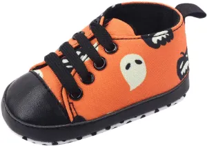 sfdgfhyf 0-18 MonthsToddler Casual Boy Shoes Infant Toddler Shoes Soft Sole Cute Bow Plaid Fruit Print (Black, 12-18 Months)