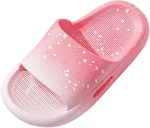 Slip on Slide Sandals Girls Slippers Are Comfortable And Soft And They Are Fashionable Gradient In Color