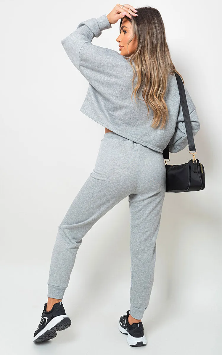 Sweatshirt And Jogger Loungewear Co-ord Set