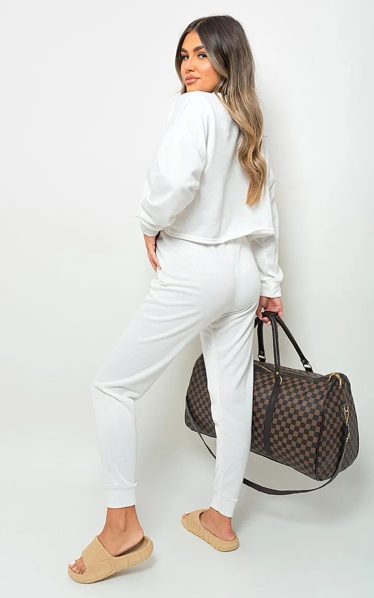 Sweatshirt And Jogger Loungewear Co-ord Set