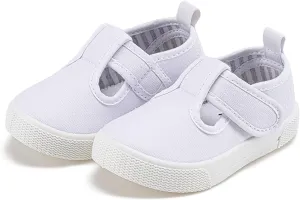 Toddler Boys Girls Slip On Walking Shoes Kids Low Top Canvas Sneaker Shoes Classic Flat for Kids Casual Sneaker