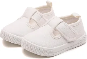 Toddler Boys Girls Slip On Walking Shoes Kids Low Top Canvas Sneaker Shoes Classic Flat for Kids Casual Sneaker