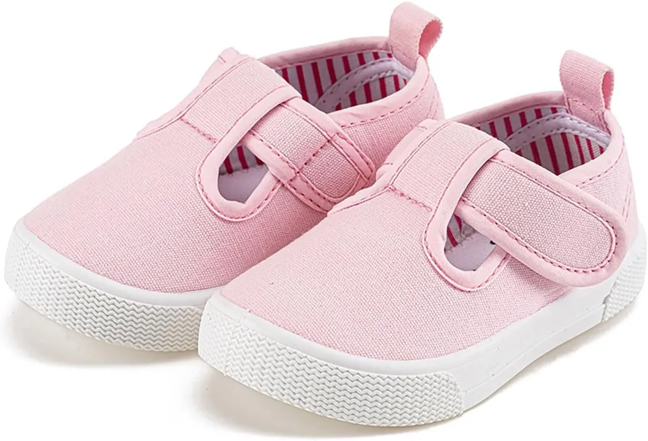 Toddler Boys Girls Slip On Walking Shoes Kids Low Top Canvas Sneaker Shoes Classic Flat for Kids Casual Sneaker