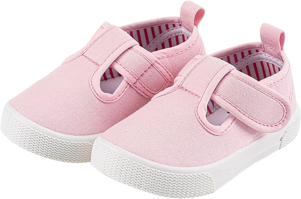 Toddler Boys Girls Slip On Walking Shoes Kids Low Top Canvas Sneaker Shoes Classic Flat for Kids Casual Sneaker