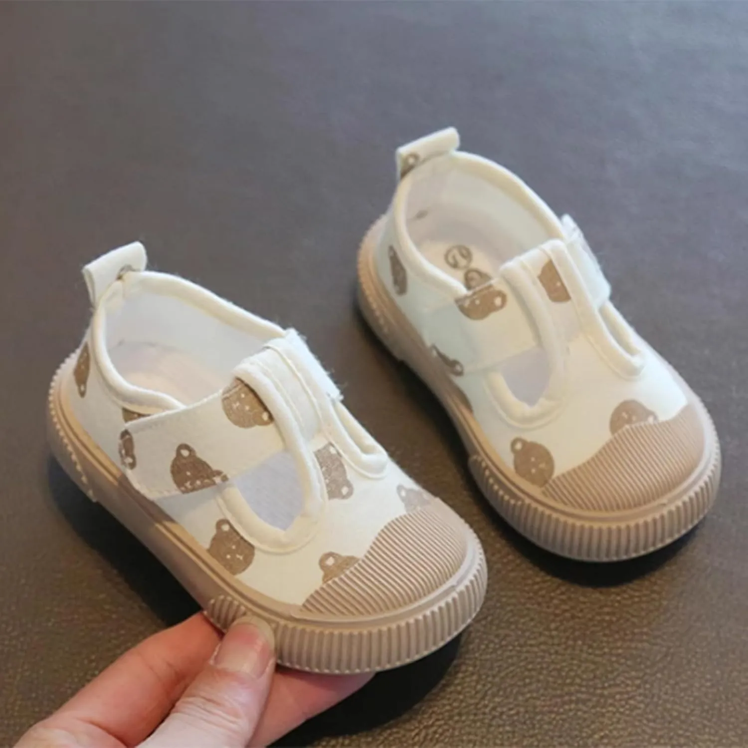 Toddler Girls T-Strap Canvas Sneakers for Little-Kids Lightweight Comfortable Classic Non-Slip Flat Casual Shoes