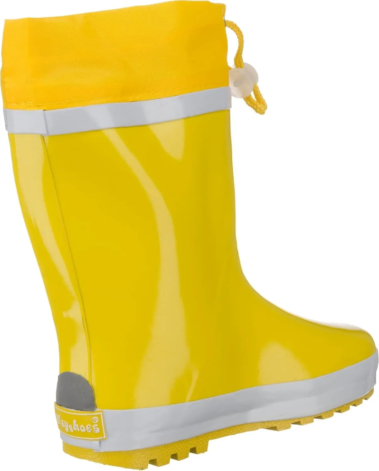 Unisex-Child Wellington Boots Lined Botas Goma de Caucho Natural, 7.5-8.5 Little Kid