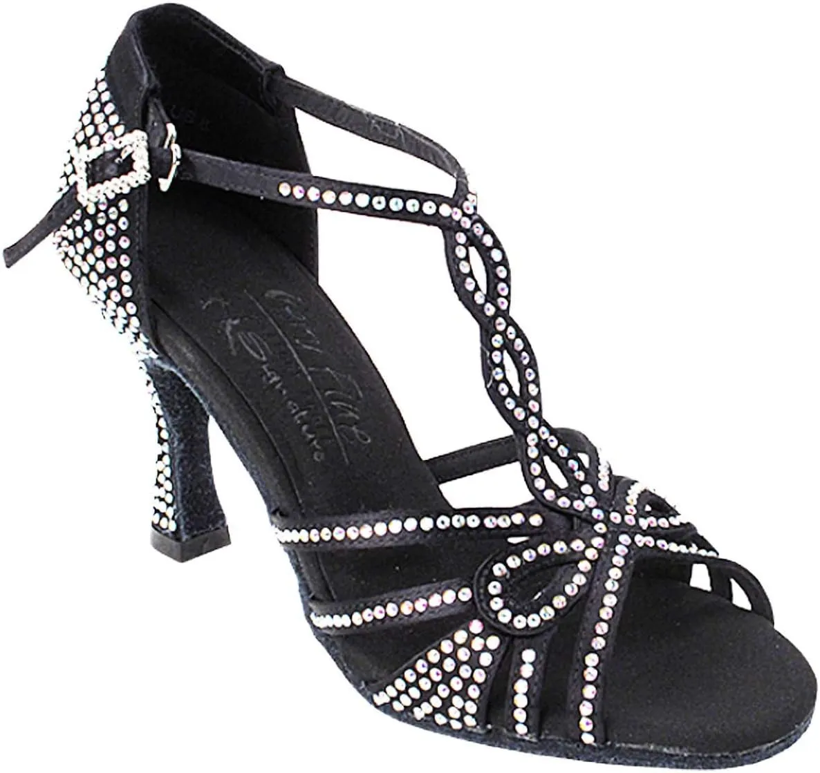 Very Fine Dance Shoes Women's Ballroom Dance Shoes Tango Wedding Salsa Shoes S1008CCEB Comfortable 3" [Bundle of 5]