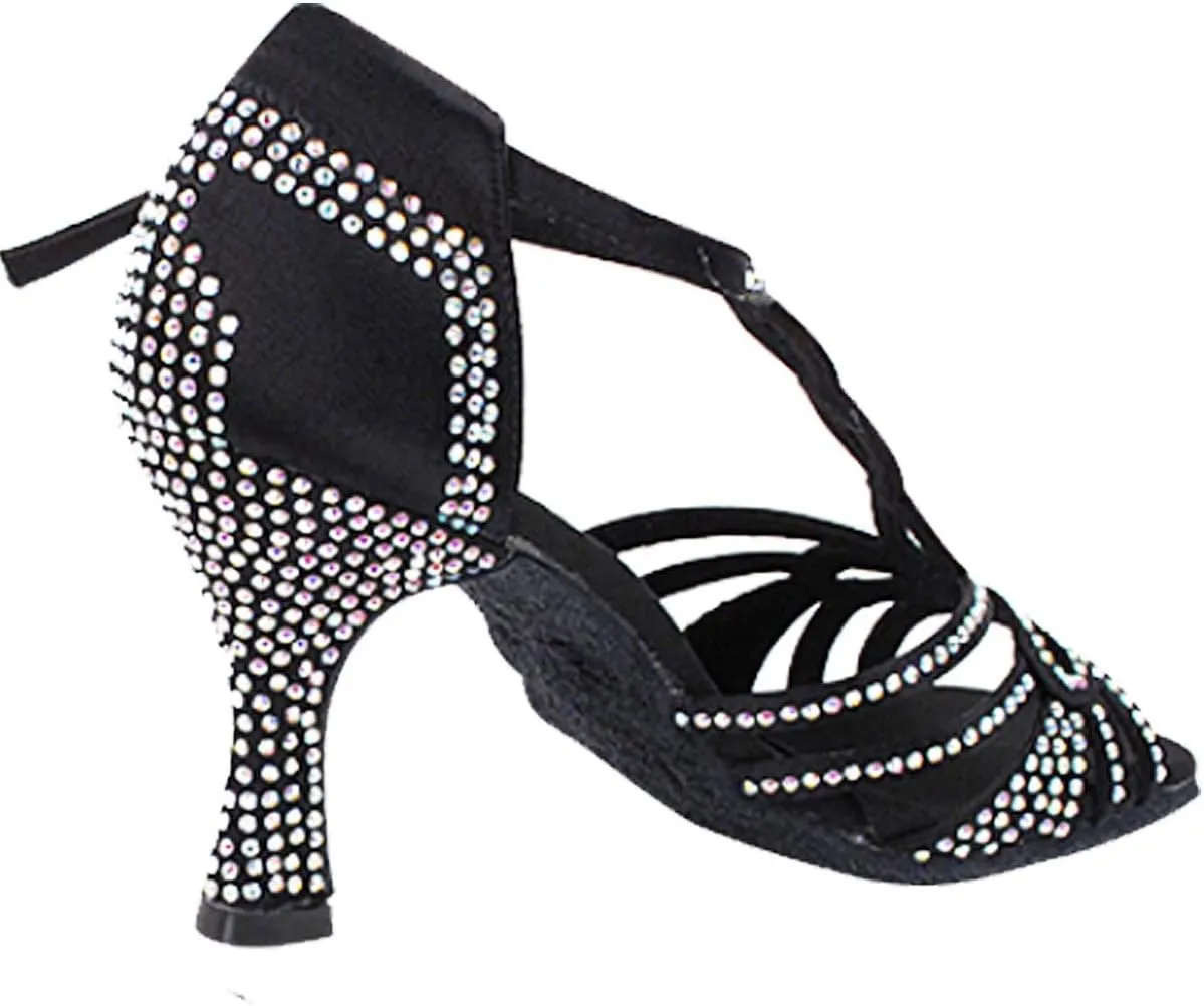 Very Fine Dance Shoes Women's Ballroom Dance Shoes Tango Wedding Salsa Shoes S1008CCEB Comfortable 3" [Bundle of 5]