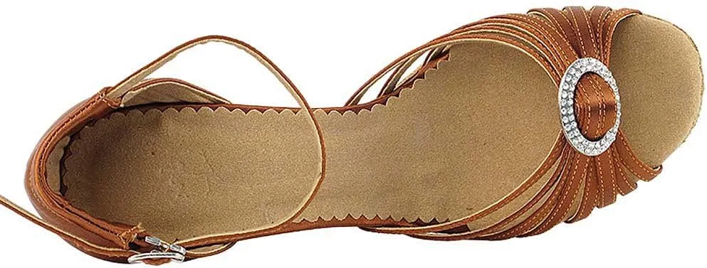 Very Fine Women Ballroom Dance Shoes Tango Wedding Salsa Shoes Sera1671BEB Comfortable Dance Shoes 2.5" [Bundle of 5]