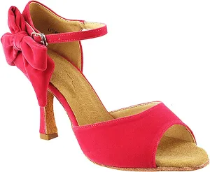 Very Fine Women's Ballroom Dance Shoes Tango Wedding Salsa Dance Shoes Ribbon Peach Sera7010EB Comfortable Dance Shoes 2.5" Heel 7.5 M US [Bundle of 5]