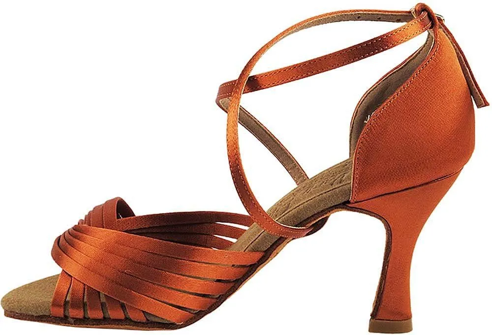 Very Fine Women's Ballroom Dance Shoes Tango Wedding Salsa Shoes S1001EB Comfortable Dance Shoes 2.5"