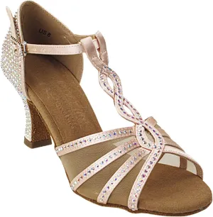 Very Fine Women's Ballroom Dance Shoes Tango Wedding Salsa Shoes S1009CCEB Comfortable Dance Shoes 2.5" [Bundle of 5]