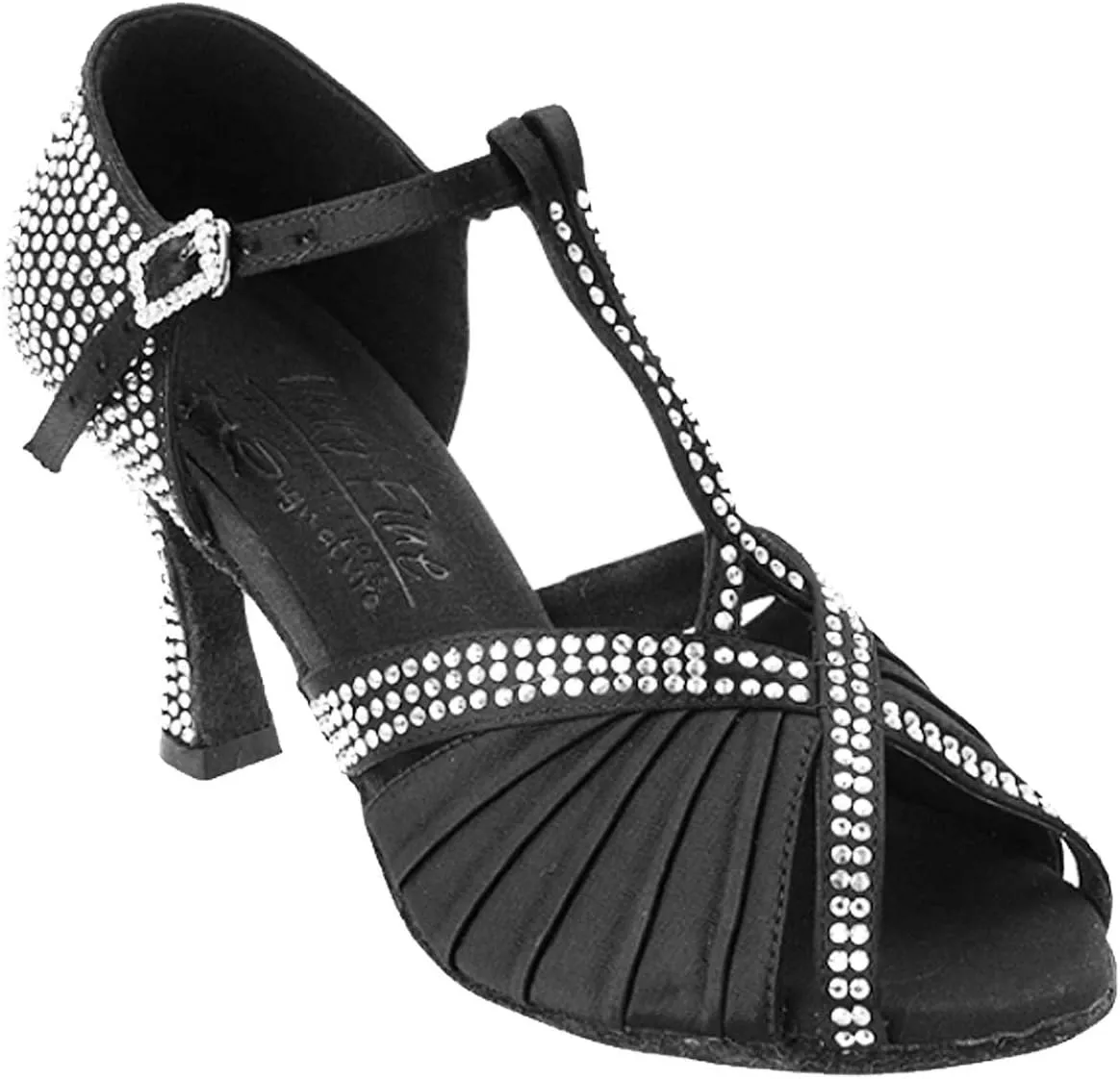 Very Fine Women's Ballroom Dance Shoes Tango Wedding Salsa Shoes S1010CCEB Comfortable Dance Shoes 2.5" [Bundle of 5]