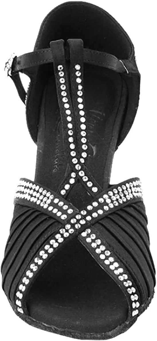 Very Fine Women's Ballroom Dance Shoes Tango Wedding Salsa Shoes S1010CCEB Comfortable Dance Shoes 2.5" [Bundle of 5]