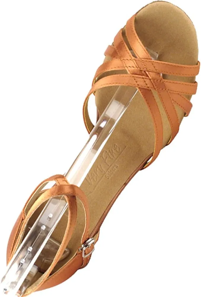 Very Fine Women's Ballroom Dance Shoes Tango Wedding Salsa Shoes Sera2613EB Comfortable Dance Shoes 2.5"[Bundle of 5]