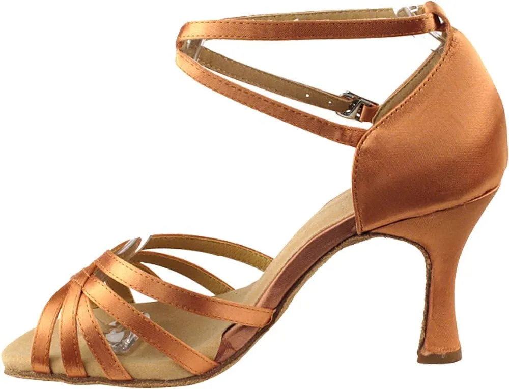 Very Fine Women's Ballroom Dance Shoes Tango Wedding Salsa Shoes Sera2613EB Comfortable Dance Shoes 2.5"[Bundle of 5]